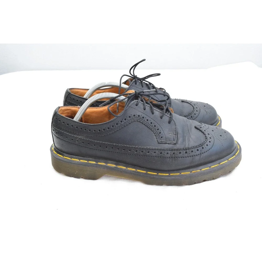 Dr. Martens 3989 Wingtip Brogues 11 Black Leather Oxford Mens Shoes 3989/59